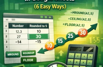 featured image - google sheets round to nearest 5