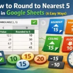 featured image - google sheets round to nearest 5
