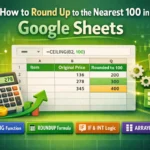 featured image - google sheets round up to nearest 100