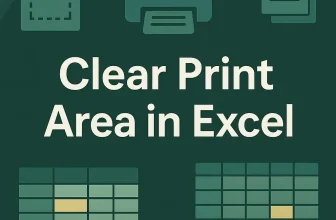 featured image - how to clear print area in excel