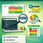 featured image - how to count highlighted cells in google sheets