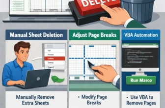 featured image - how to delete extra pages in excel