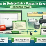 featured image - how to delete extra pages in excel