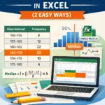featured image - how to find median in excel for grouped data