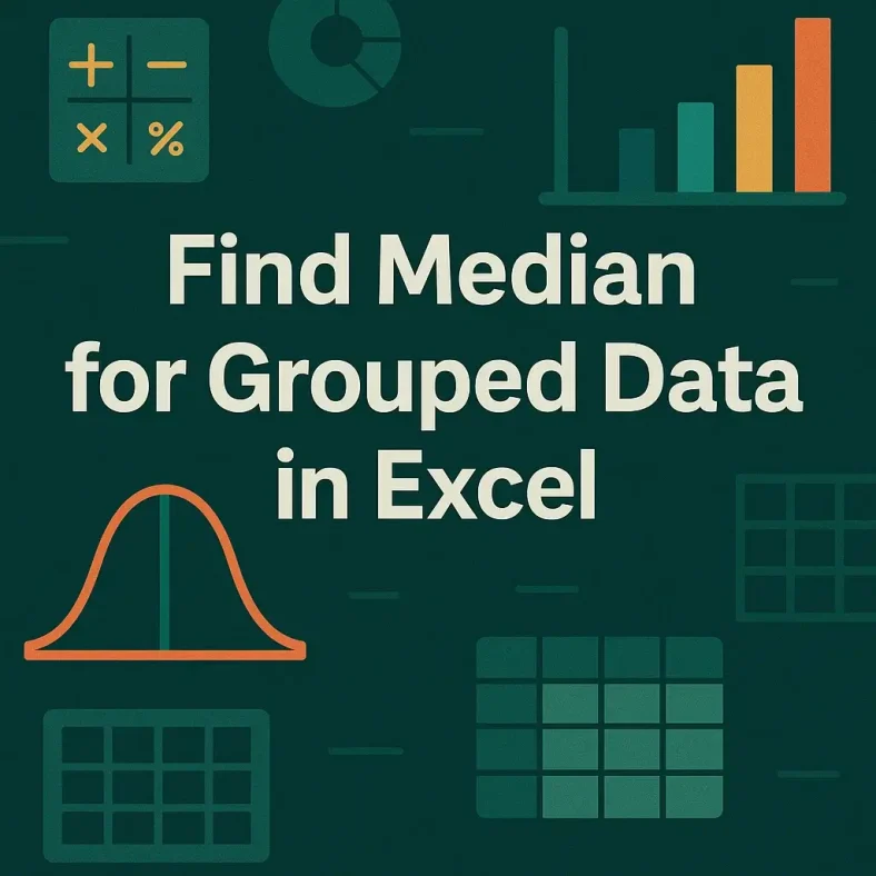 featured image - how to find median in excel for grouped data