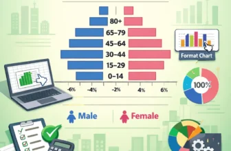 featured image - how to make a population pyramid in excel