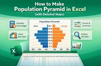 featured image - how to make a population pyramid in excel
