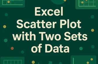 featured image - how to make a scatter plot in excel with two sets of data