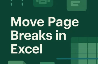featured image - how to move page breaks in excel
