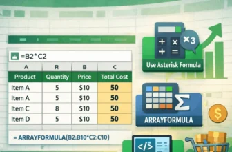 featured image - how to multiply columns in google sheets