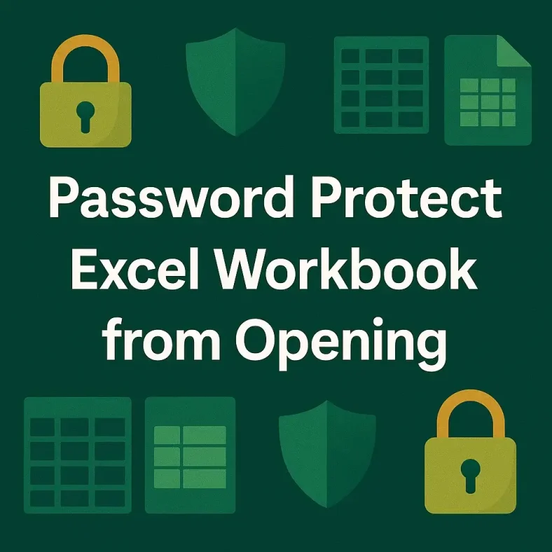 featured image - how to password protect excel workbook from opening