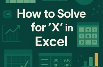 featured image - how to solve for x in excel