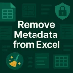 featured image - remove metadata from excel