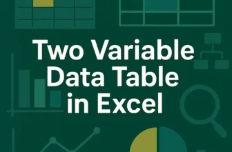 featured image - two variable data table excel