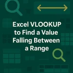 featured image - vlookup to find a value that falls between a range