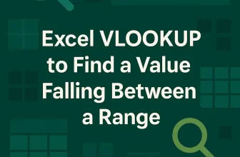 featured image - vlookup to find a value that falls between a range
