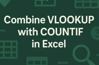 featured image - vlookup with countif