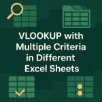 featured image - vlookup with multiple criteria in different sheets