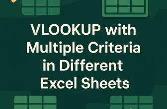 featured image - vlookup with multiple criteria in different sheets
