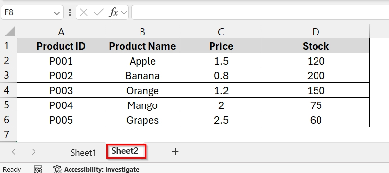 Combining INDEX & MATCH Functions to Reference Cell in Another Sheet Based on Cell Value