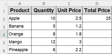 Solution 1: Expand the Destination Range to Include the Source Cell