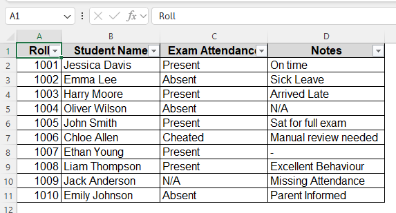 Using Excel Filters to Delete Rows