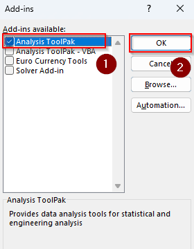 Automate Calculations and Display Graphics with the Data Analysis ToolPak