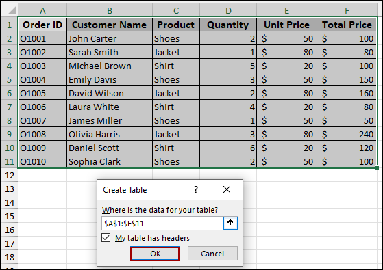 Inserting Rows in the Source Data Table