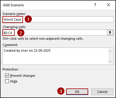 Steps to Create a Scenario Pivot Table Report in Excel