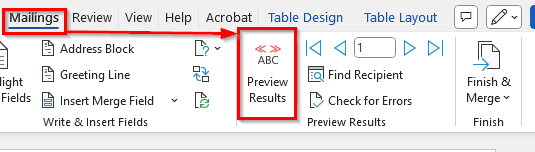 Steps to Mail Merge Labels from Excel to Word