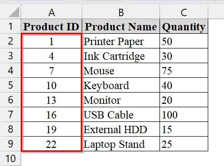 Create a Range of Numbers in Excel Using the Fill Series Option