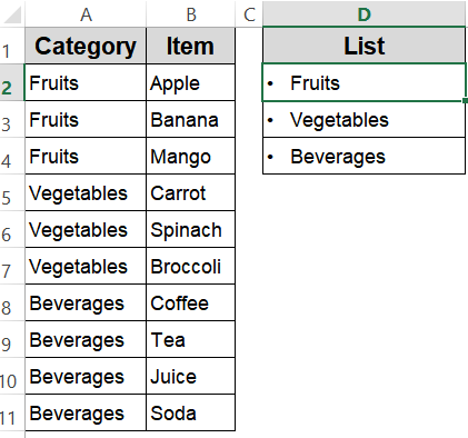 Creating Bulleted Lists with Custom Number Formatting