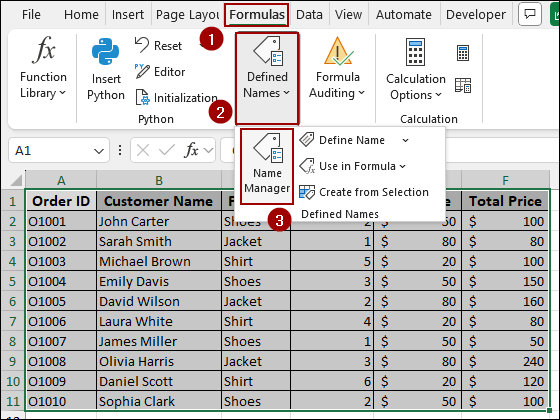 Combining OFFSET and COUNTA Functions