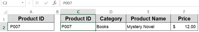 Filter Matching Rows from Another Sheet with Advanced Filter