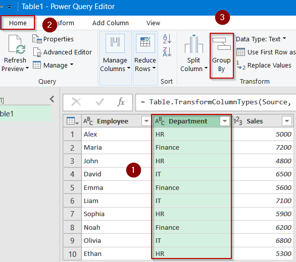 Use Power Query to Group Rows by Cell Value