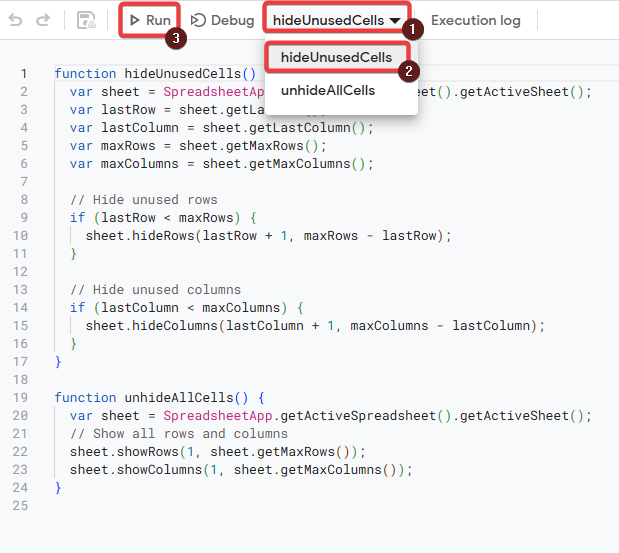Using Google Apps Script