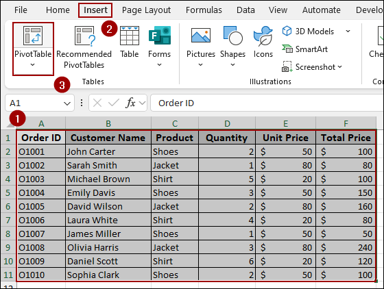 Combining OFFSET and COUNTA Functions