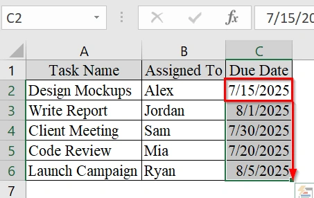 Highlight Cells If Date is Greater Than Another Date Using Conditional Formatting