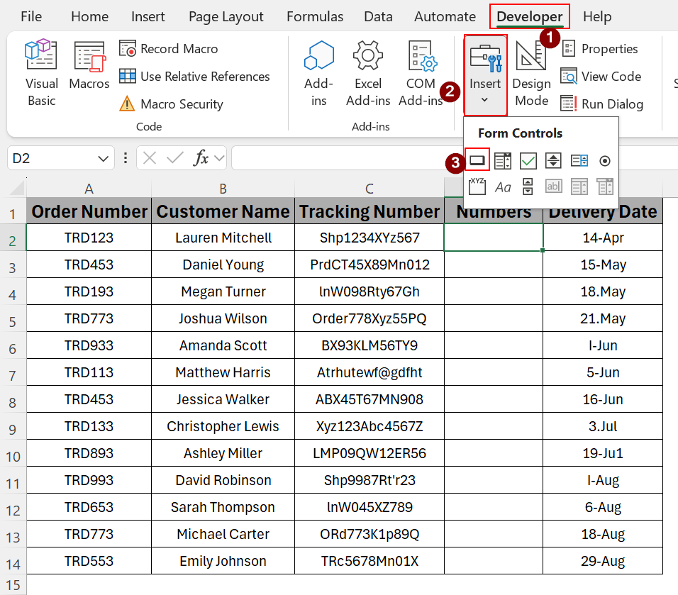 Using Excel VBA to Extract Numbers