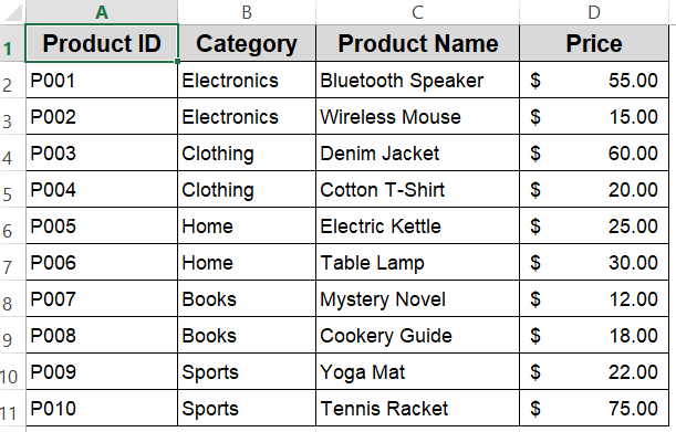 Insert INDEX and MATCH Functions to Retrieve Data From Another Sheet