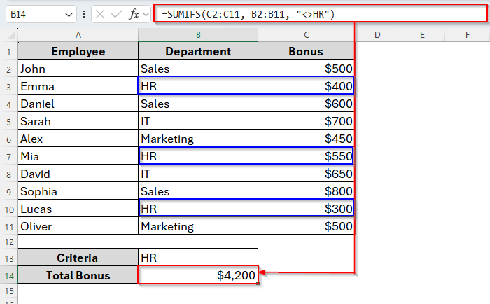 Overview of SUMIFS Function