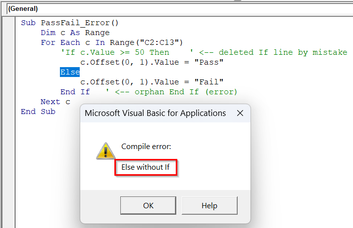 Remove End If When Deleting an If Statement