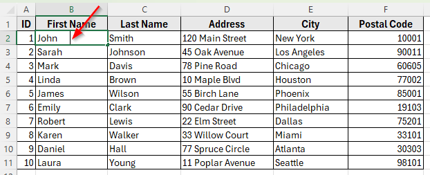 Hidden Characters or Blank Rows in Excel