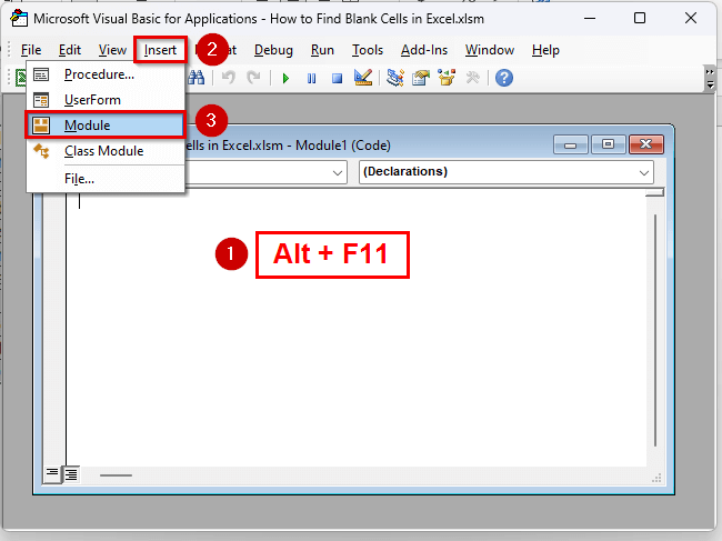 Using a VBA Macro