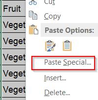 Restoring Drop-Down After Copy-Paste Actions