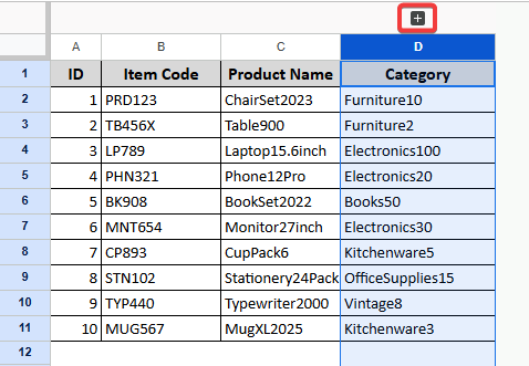Hiding Rows or Columns as a Group