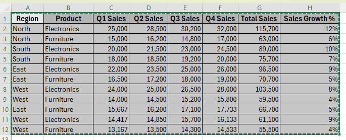 Copy and Paste to Put a Large Excel Table into Word