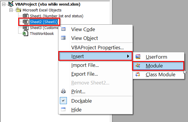 Examples of While Wend in Excel VBA