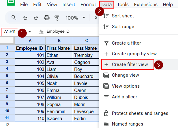 Filtering Google Sheets Without Affecting Other Users