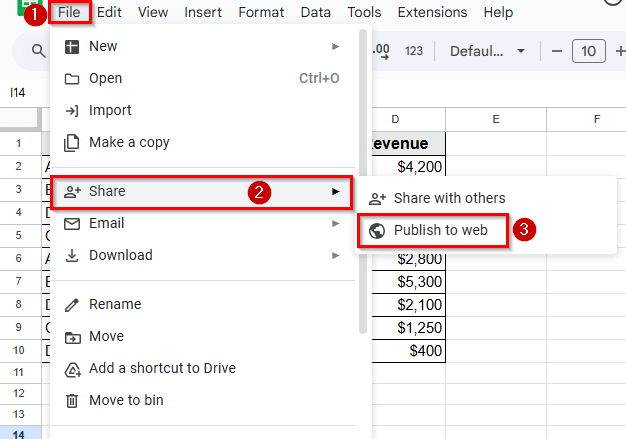 Steps to Sync Data From Excel to Google Sheets